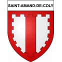 Saint-Amand-de-Coly 24 ville Stickers blason autocollant adhésif