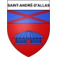 Saint-André-d'Allas 24 ville Stickers blason autocollant adhésif