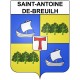 Saint-Antoine-de-Breuilh 24 ville Stickers blason autocollant adhésif