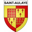 Saint-Aulaye 24 ville Stickers blason autocollant adhésif