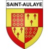 Saint-Aulaye 24 ville Stickers blason autocollant adhésif