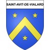 Adesivi stemma Saint-Avit-de-Vialard adesivo