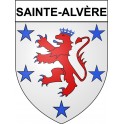 Sainte-Alvère 24 ville Stickers blason autocollant adhésif