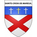 Sainte-Croix-de-Mareuil 24 ville Stickers blason autocollant adhésif