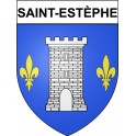 Saint-Estèphe 24 ville Stickers blason autocollant adhésif