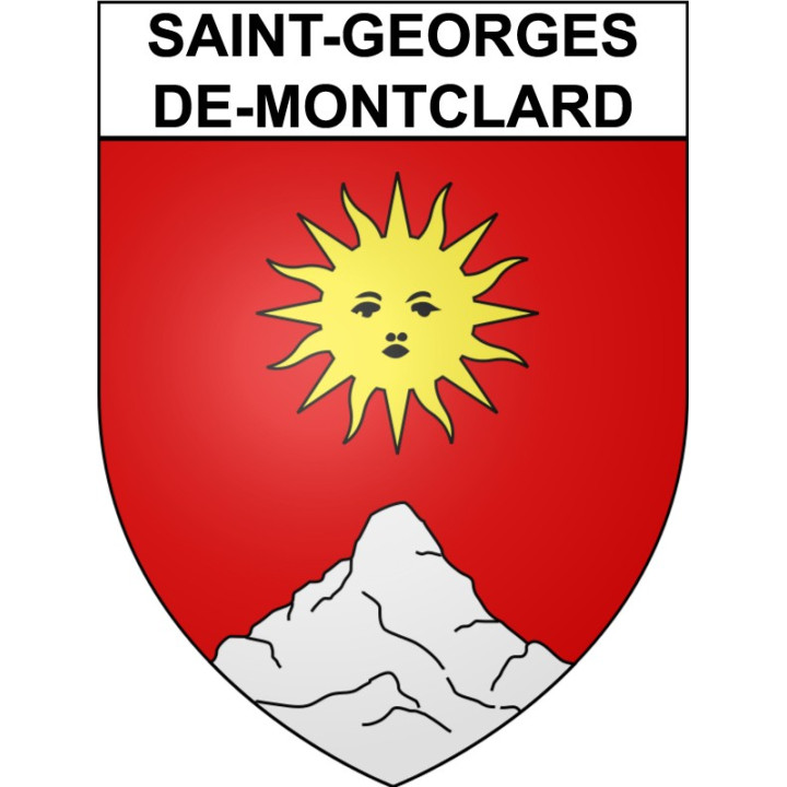 Saint-Georges-de-Montclard 24 ville Stickers blason autocollant adhésif