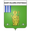 Saint-Hilaire-d'Estissac 24 ville Stickers blason autocollant adhésif