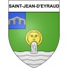 Saint-Jean-d'Eyraud 24 ville Stickers blason autocollant adhésif
