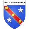 Saint-Julien-de-Lampon 24 ville Stickers blason autocollant adhésif