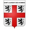 Saint-Laurent-des-Hommes 24 ville Stickers blason autocollant adhésif