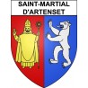 Saint-Martial-d'Artenset 24 ville Stickers blason autocollant adhésif