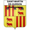 Saint-Martin-de-Gurson 24 ville Stickers blason autocollant adhésif