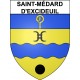 Saint-Médard-d'Excideuil 24 ville Stickers blason autocollant adhésif