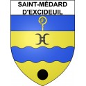 Pegatinas escudo de armas de Ajat adhesivo de la etiqueta engomada