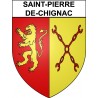 Saint-Pierre-de-Chignac 24 ville Stickers blason autocollant adhésif