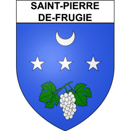 Saint-Pierre-de-Frugie 24 ville Stickers blason autocollant adhésif