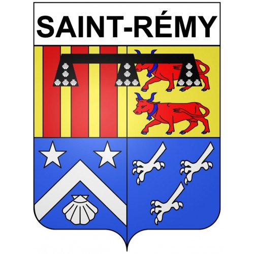 Saint-Rémy 24 ville Stickers blason autocollant adhésif