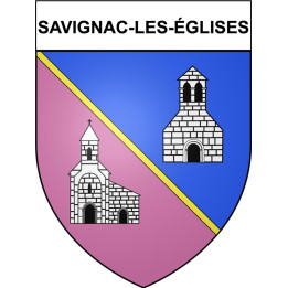 Savignac-les-églises Sticker wappen, gelsenkirchen, augsburg, klebender aufkleber