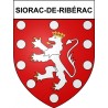 Siorac-de-Ribérac 24 ville Stickers blason autocollant adhésif