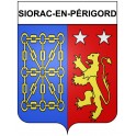 Siorac-en-Périgord 24 ville Stickers blason autocollant adhésif