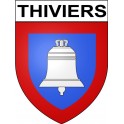 Thiviers 24 ville Stickers blason autocollant adhésif