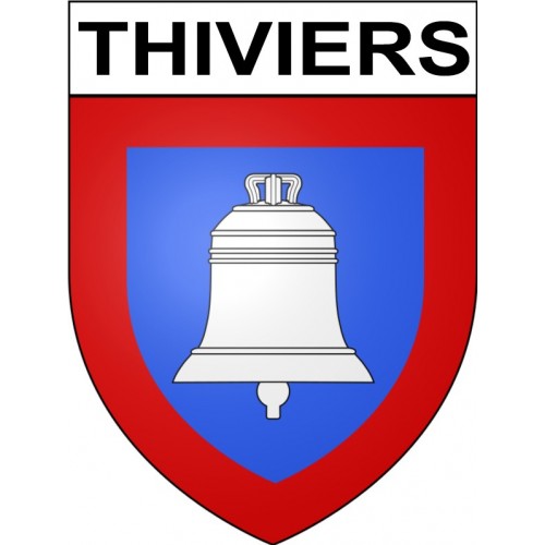 Thiviers 24 ville Stickers blason autocollant adhésif