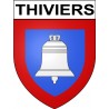 Thiviers 24 ville Stickers blason autocollant adhésif