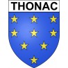 Thonac 24 ville Stickers blason autocollant adhésif