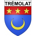 Trémolat 24 ville Stickers blason autocollant adhésif