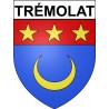 Trémolat 24 ville Stickers blason autocollant adhésif
