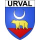Urval 24 ville Stickers blason autocollant adhésif