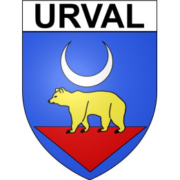 Urval 24 ville Stickers blason autocollant adhésif