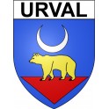 Urval 24 ville Stickers blason autocollant adhésif