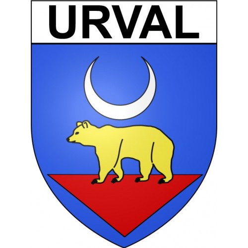 Urval 24 ville Stickers blason autocollant adhésif