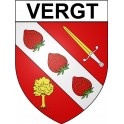 Vergt 24 ville Stickers blason autocollant adhésif