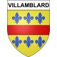 Villamblard 24 ville Stickers blason autocollant adhésif