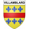 Villamblard 24 ville Stickers blason autocollant adhésif