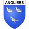 Angliers 17 ville Stickers blason autocollant adhésif