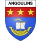 Angoulins 17 ville Stickers blason autocollant adhésif