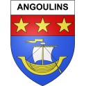 Adesivi stemma Angoulins adesivo