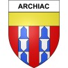 Archiac 17 ville Stickers blason autocollant adhésif