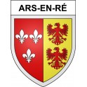 Ars-en-Ré Sticker wappen, gelsenkirchen, augsburg, klebender aufkleber