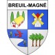 Breuil-Magné 17 ville Stickers blason autocollant adhésif