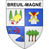 Breuil-Magné 17 ville Stickers blason autocollant adhésif
