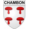 Chambon 17 ville Stickers blason autocollant adhésif