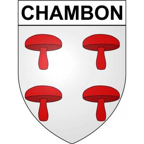 Chambon 17 ville Stickers blason autocollant adhésif