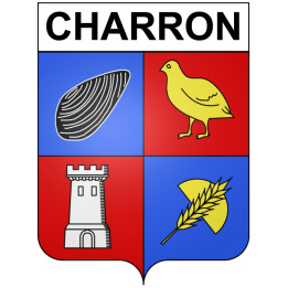 Charron 17 ville Stickers blason autocollant adhésif