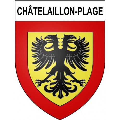 Châtelaillon-Plage 17 ville Stickers blason autocollant adhésif