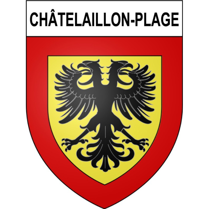 Châtelaillon-Plage 17 ville Stickers blason autocollant adhésif