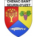 Chenac-Saint-Seurin-d'Uzet 17 ville Stickers blason autocollant adhésif